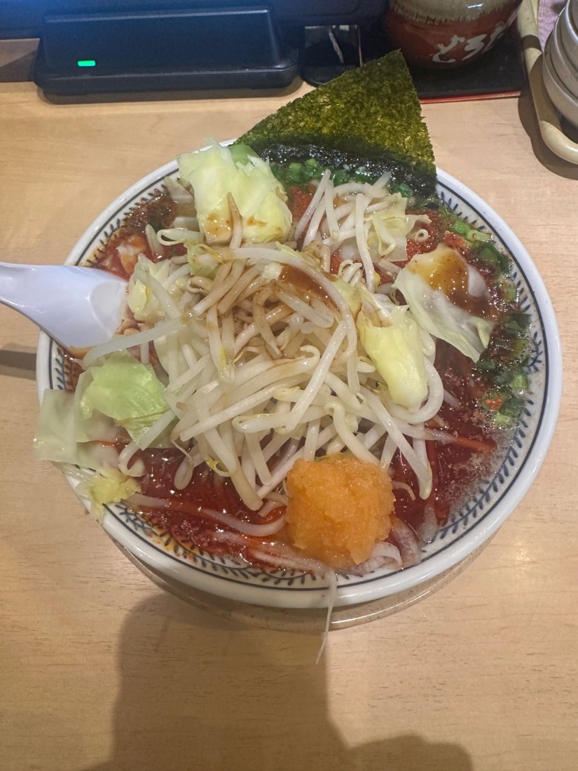 辛肉そば 野菜増し5辛増し