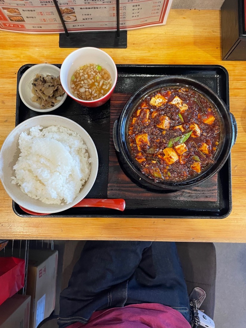 四川麻婆豆腐定食 激辛