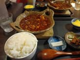 麻婆豆腐定食 めっちゃ辛め