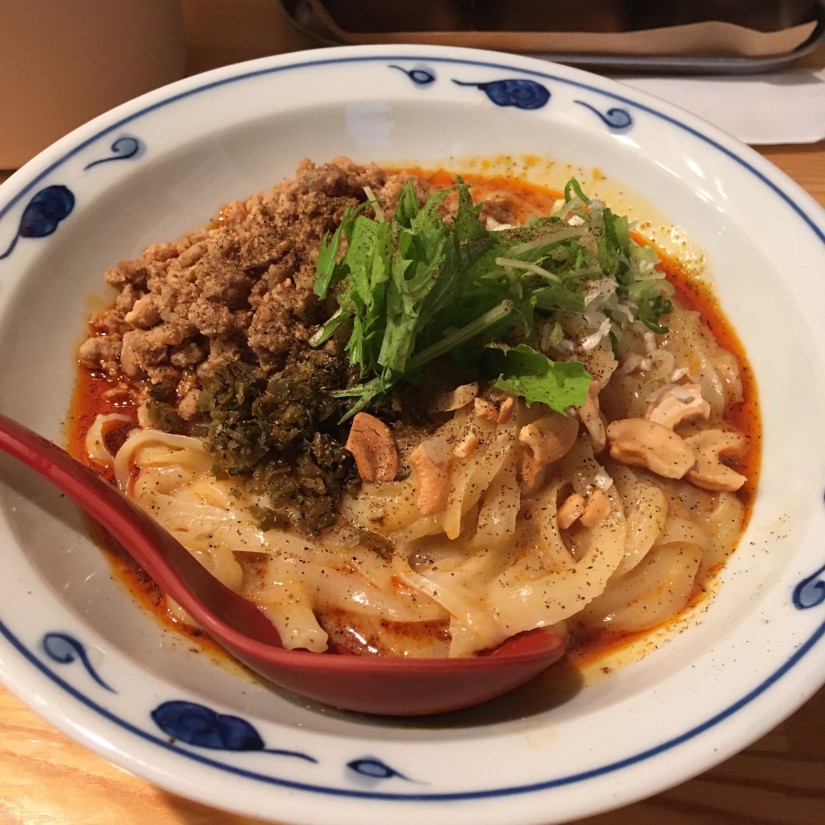 汁無し担担刀削麺 1辛