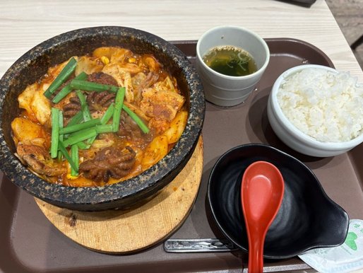 石焼チュクミサムギョプサル定食 辛旨