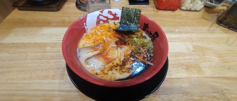 赤辛牛白湯ラーメン 大辛