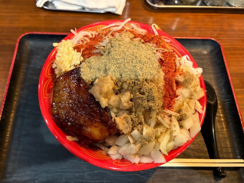極中華蕎麦（赤）煮干 5辛