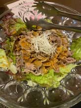 和牛しゃぶサラダピリ辛ダレ