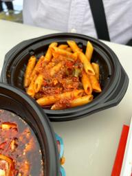 悪魔のアラビアータペンネ むちゃ辛