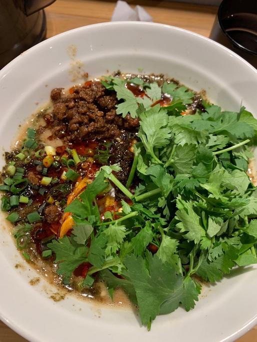 白胡麻坦々麺 辛さ5、痺れ3