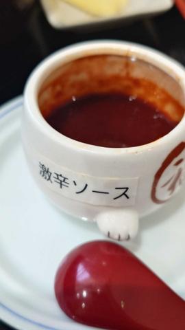 激辛ソース(辛味噌もやしラーメンの付け合わせ)