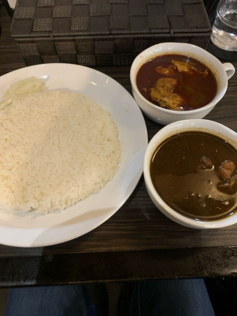 選べる欲張り2種カレー（カシミール＋薬膳ボンベイ）