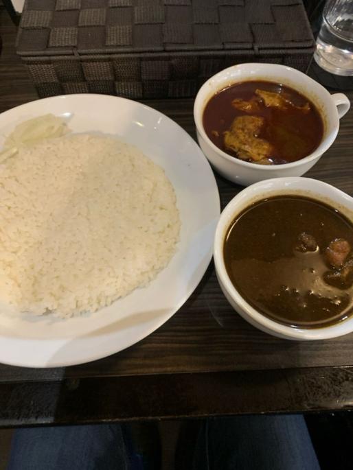 選べる欲張り2種カレー（カシミール＋薬膳ボンベイ）