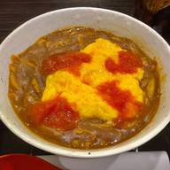 とろとろたまごのスパイシートマトカレーうどん 10辛