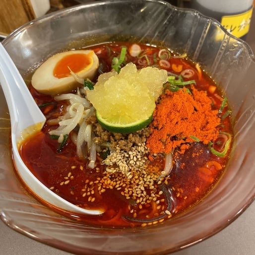 冷やしかぼす酸辣湯麺 大辛