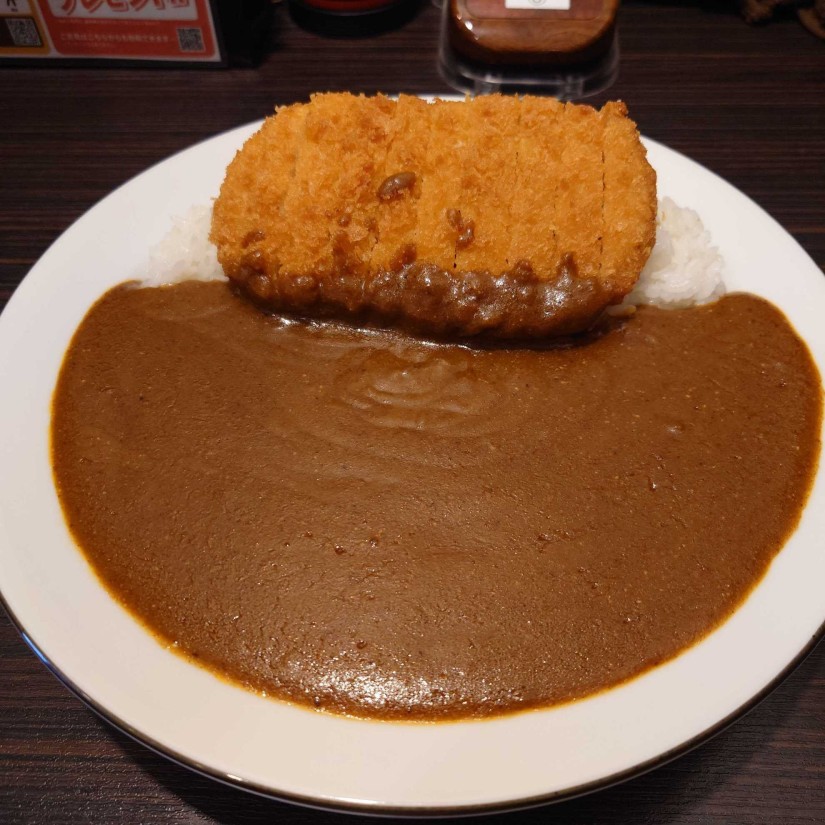 ビーフカレー400g15辛ソース追加ロースカツトッピング 中辛