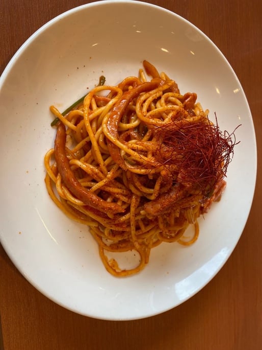 ハバネロソースの旨辛ナポリタン 超激辛