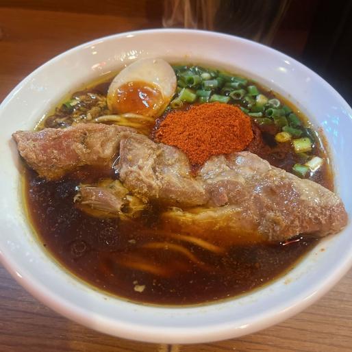 シン肉そば 醤油 3辛