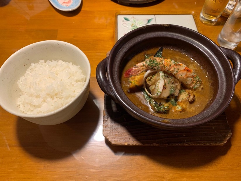 シーフードカレー 辛口