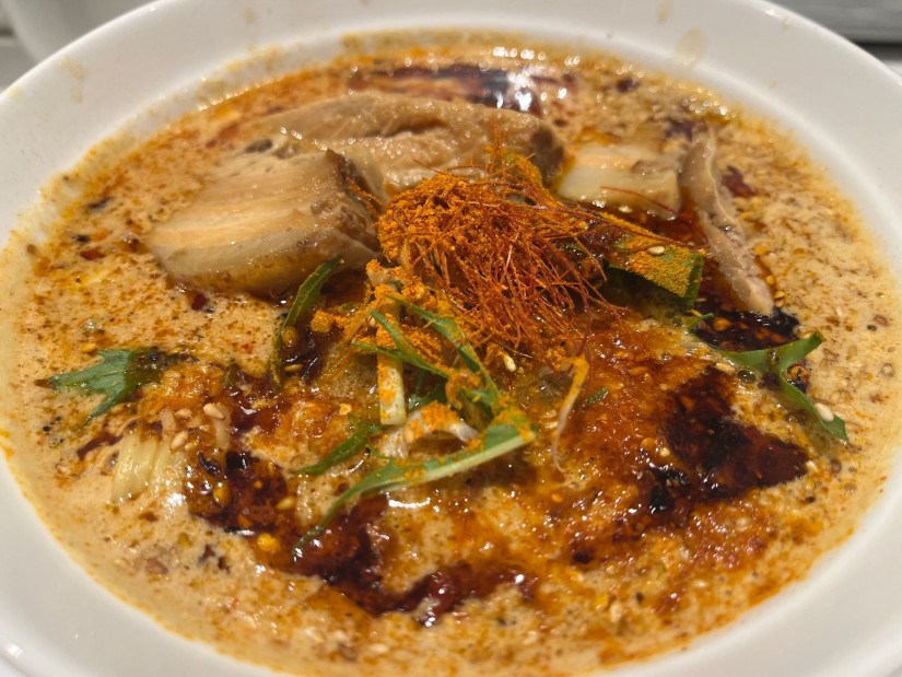 汁あり金胡麻担々麺 5辛