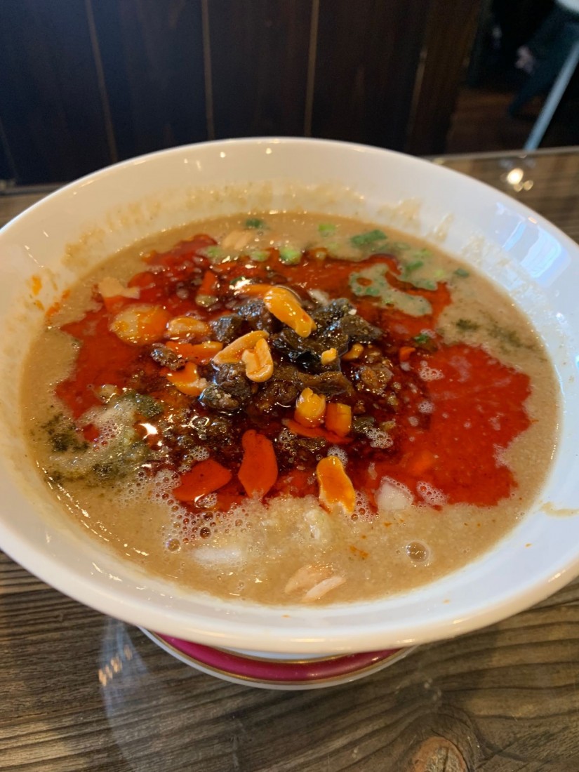 坦々麺(白胡麻) 辛さ2倍 痺れ2倍