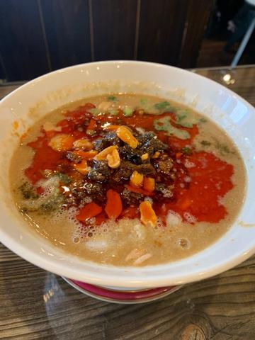坦々麺(白胡麻) 辛さ2倍 痺れ2倍