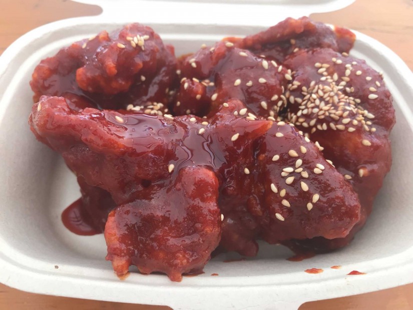 ヤンニョムチキン 中辛