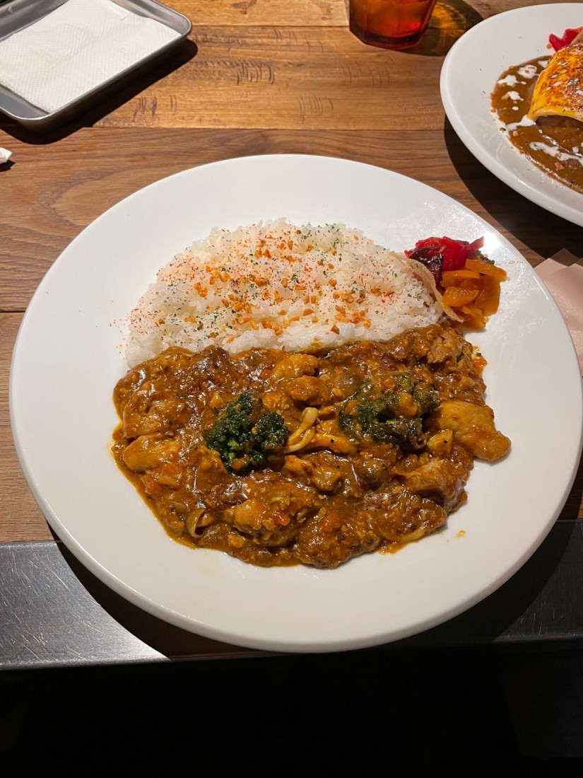 しびれ鶏カレー 4辛4しびれ