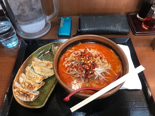 辛味噌らーめん 激辛トッピング×5倍