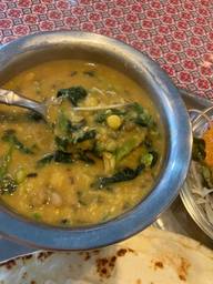 豆ほうれん草カレー 　 辛口