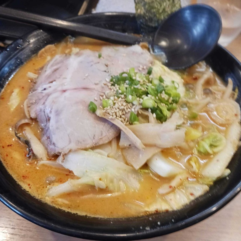 辛味噌ラーメン野菜トッピング