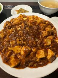 麻婆豆腐定食 辛め