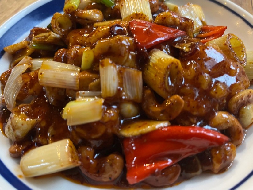 大エビの辛子炒めSサイズ +辛(50円)×2=大辛(100円)