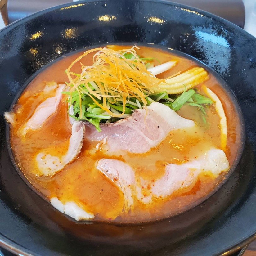 一翔 鶏豚湯 醤油 火種追加 火種