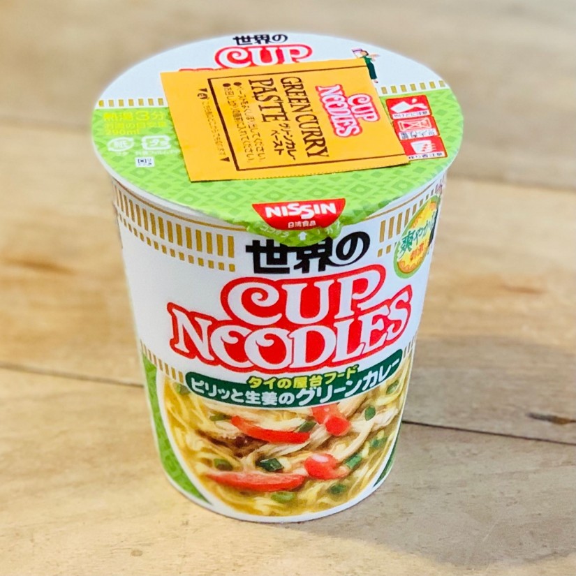 カップヌードル ピリッと生姜のグリーンカレー 辛さレベル3
