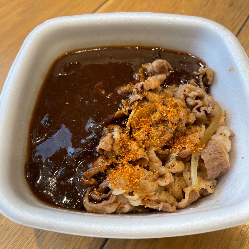 肉だく牛黒カレー