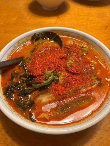 鬼がらしラーメン超辛追い辛 超辛