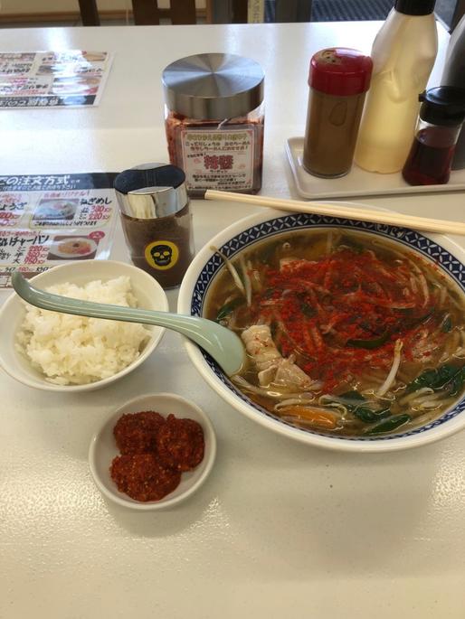 もやしラーメンRED  辛味3個ハバネロ粉付