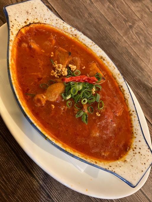 トリッパアラビアータ ピリ辛