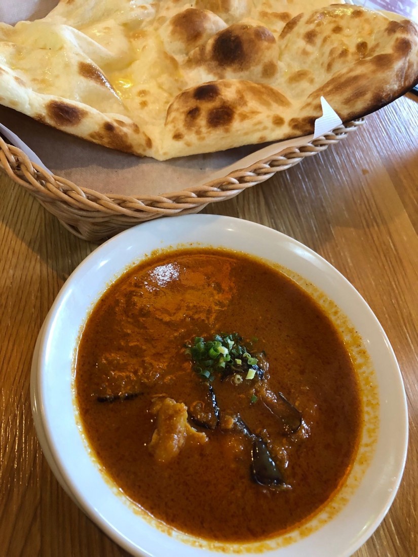 日替わりカレー(ナスとチキン) 5辛