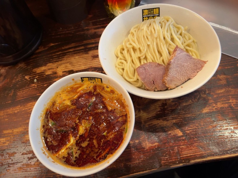 辛辛濃菜つけ麺 一番辛め