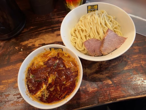 辛辛濃菜つけ麺 一番辛め