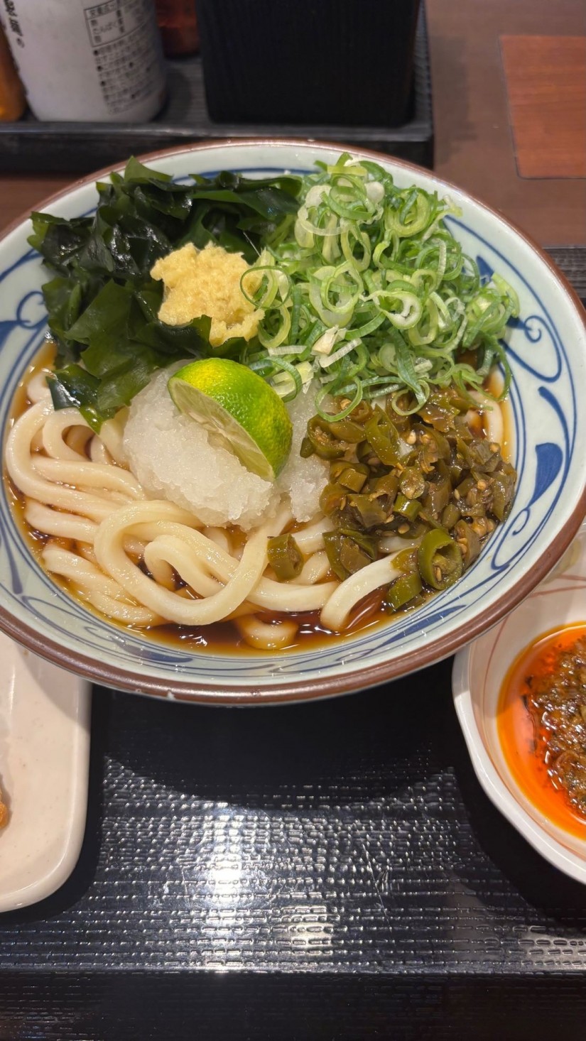 青唐おろしぶっかけうどん