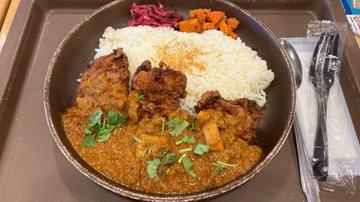 復活！フライドチキンカレーライス 辛口🌶️🌶️