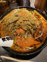 もやしカラシビ味噌らー麺 辛さ増し痺れ鬼増し