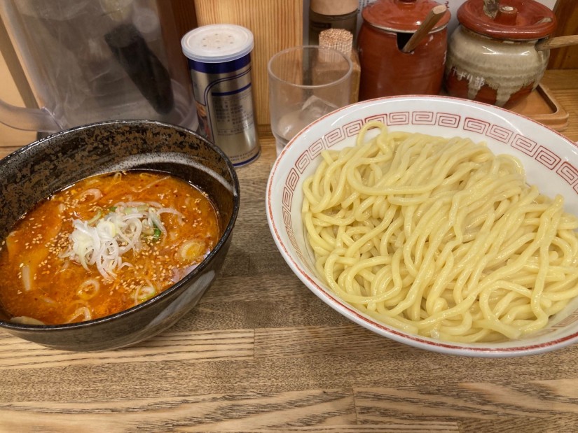 辛味みそつけ麺 大盛り 辛味ダブル