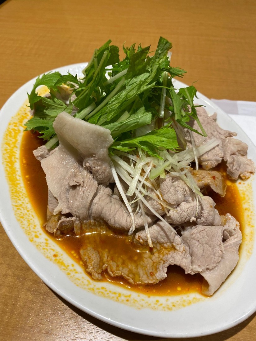 豚しゃぶネギソース