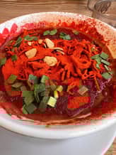 スタミナそば 激辛スープ追加