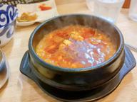 あさりのスンドゥブチゲ 辛さトッピング150円