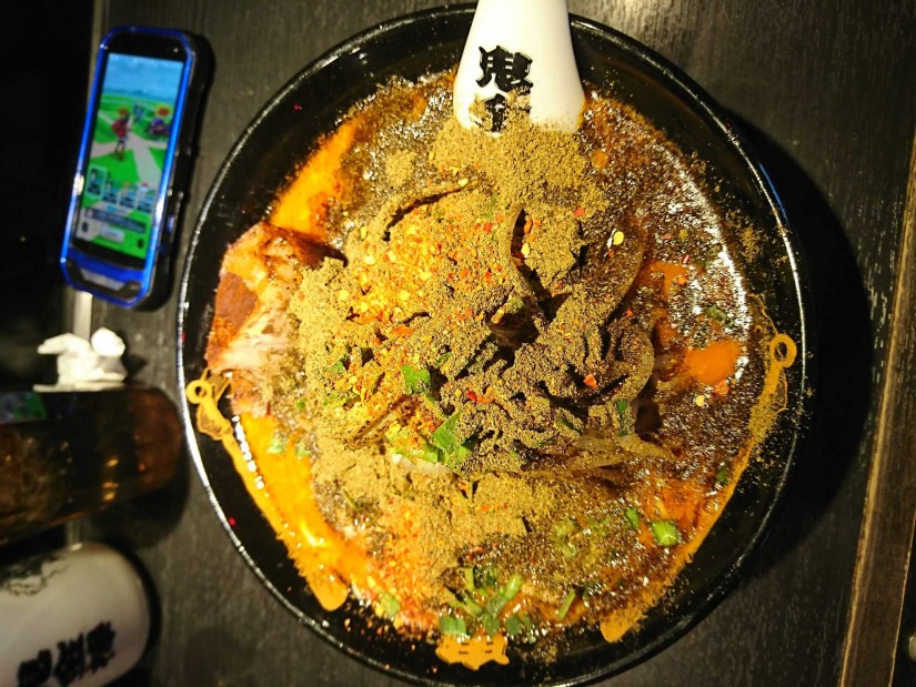 カラシビ味噌ラーメン 辛増しシビ鬼殺し