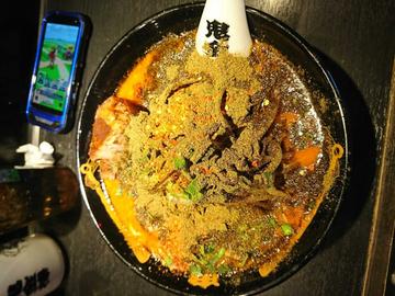 カラシビ味噌ラーメン 辛増しシビ鬼殺し