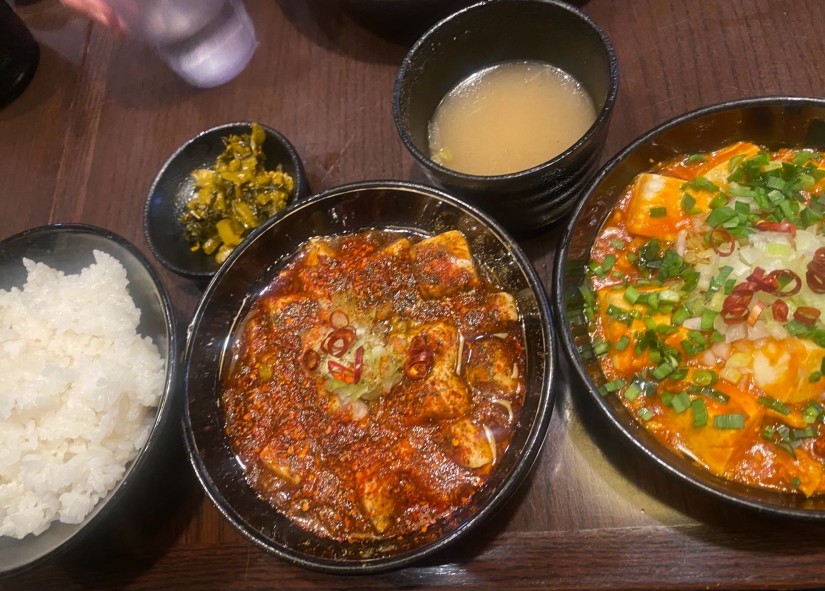 麻婆豆腐ダブル定食 大辛・中辛