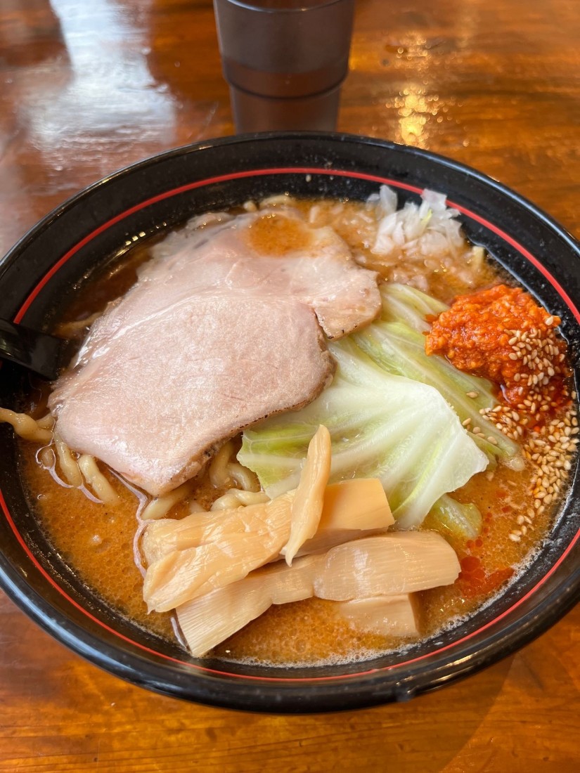 ヒノトリラーメン 辛さレベル2.痺れレベル2