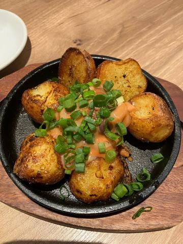 焼きバター塩辛ポテト